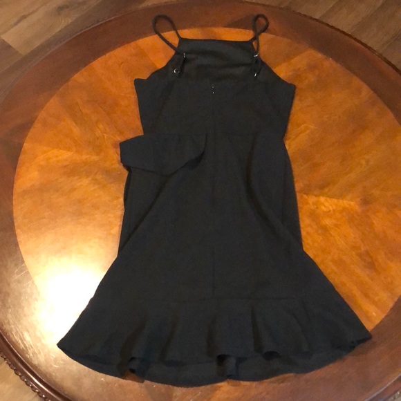 Lulu’s Great Things Black Ruffled Bodycon Mini Dress XS - Picture 3 of 6